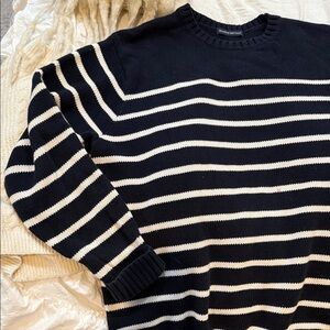 Brandy Melville Navy Striped Sweater
